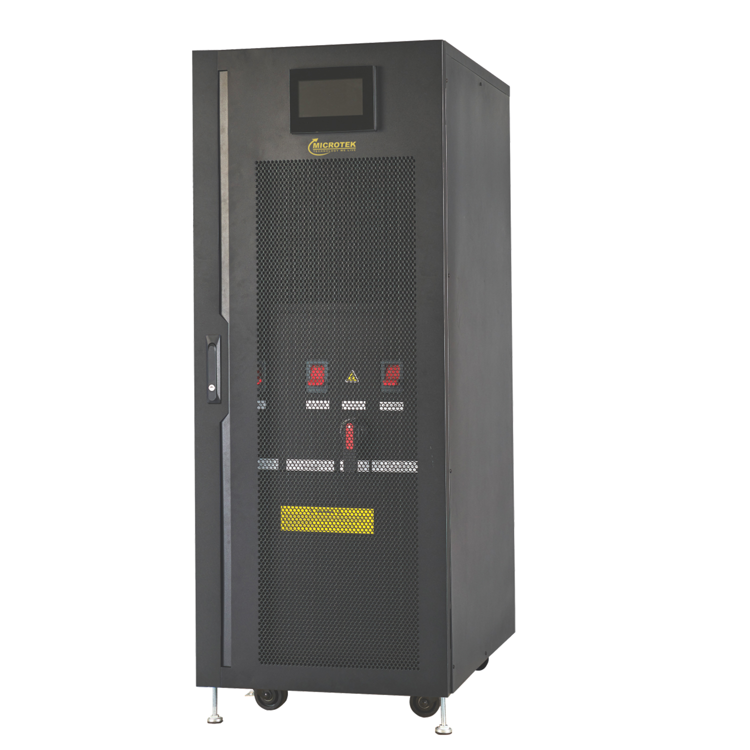 HF SUPERMAX+ 100KVA, 3PH:3PH, ±240V(40-Battery System), DUAL INPUT, 7 INCH TOUCH PANEL LCD DISPLAY