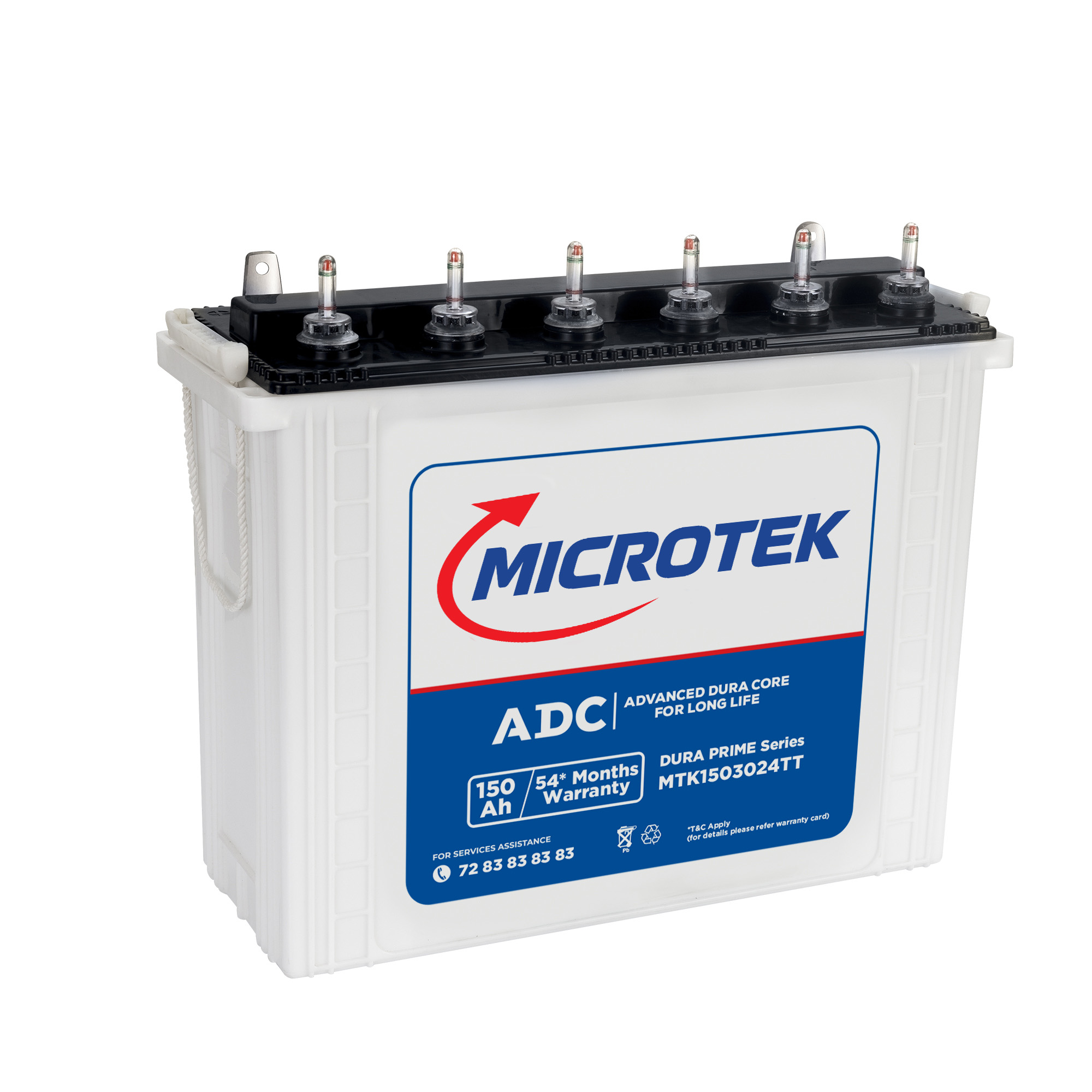 Microtek Dura Prime MTK1503024TT 150Ah/12V Inverter Battery With Advanced Dura Core Technology