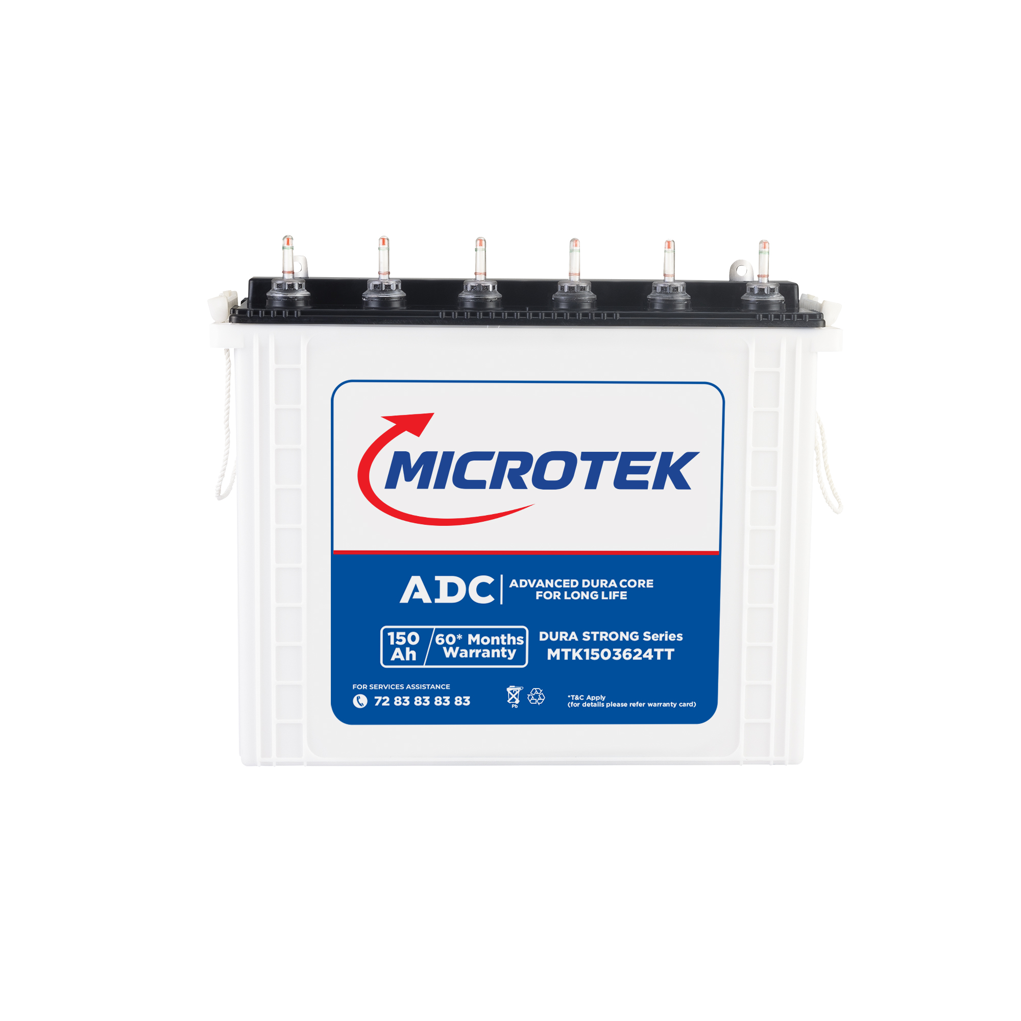 Microtek Dura Strong MTK1503624TT 150Ah/12V Inverter Battery With Advanced Dura Core Technology