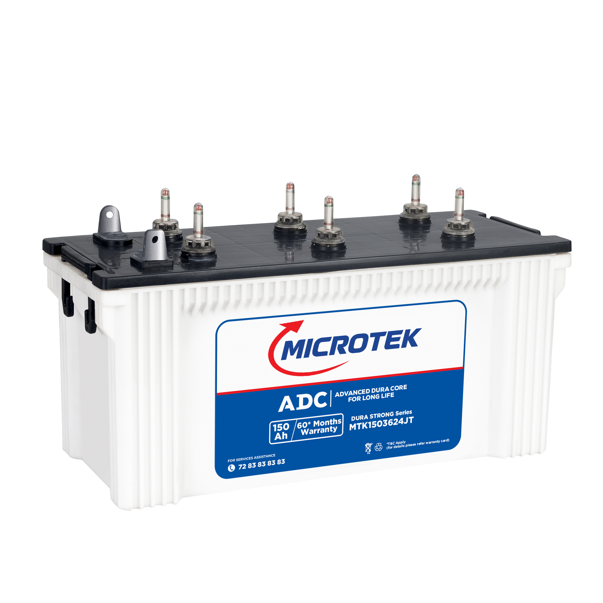 Microtek Dura STRONG MTK1503624JT 150Ah/12V Inverter Battery With Advanced Dura Core Technology